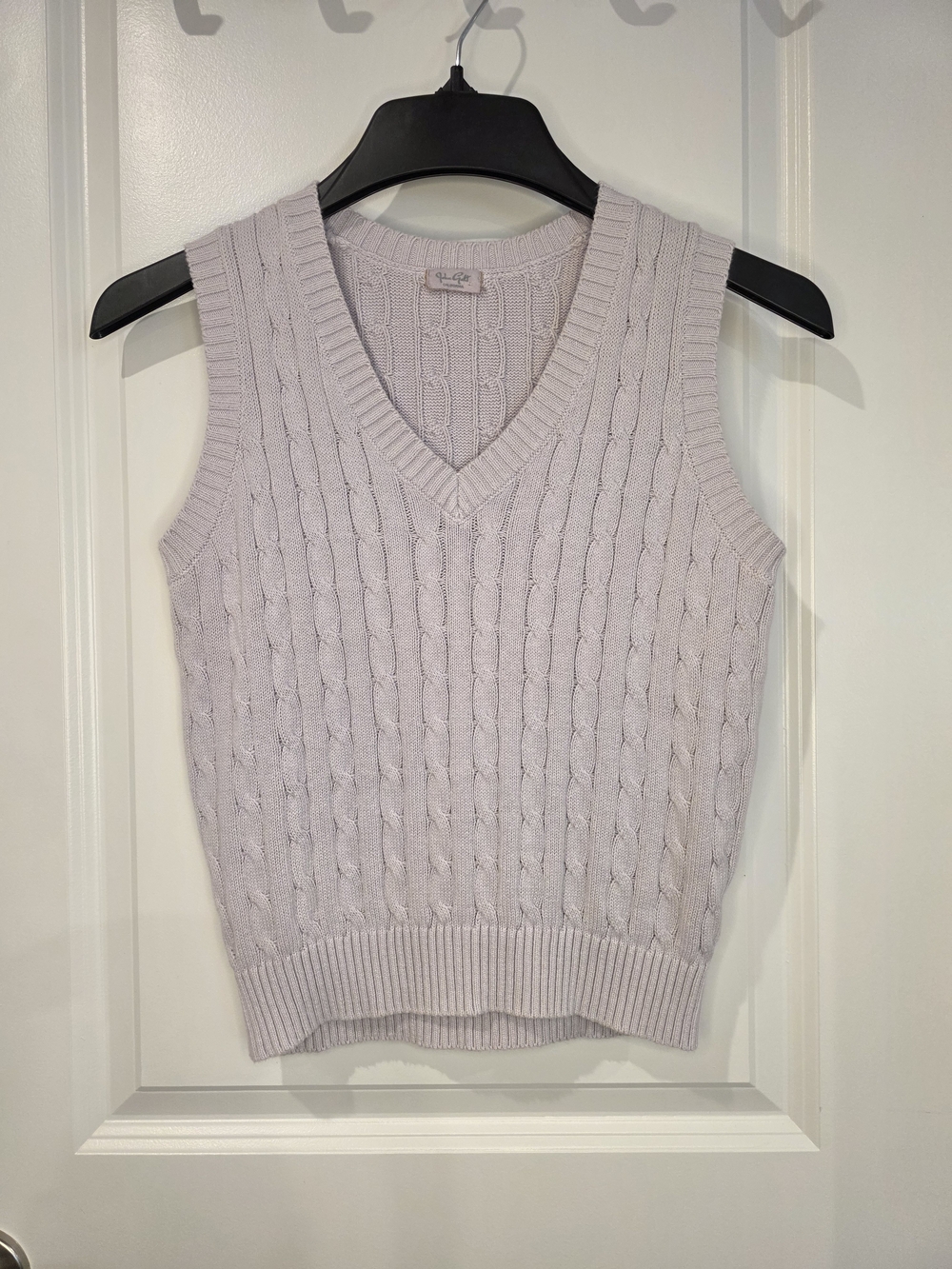 John Galt / Brandy Melville Marlena Cable Knit Sweater Vest